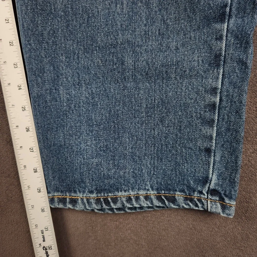 Levis 550 Jeans Mens 44x29 Blue Dark Stonewash Relaxed Fit Tapered Leg Denim NEW